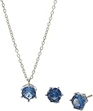 Silver Ketten Für Damen - Set mit Zirkon-Stein und Studiopendel für Hochzeit, Geburtstag, etc. Weibliche Accessoires