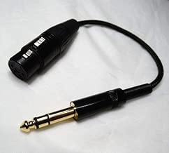 DIY 1/4 6.35mm Male to 4-pin XLR Female Balanced Headphone TRS Audio Adapter for 4-pin XLR Male Headphone Cable - coolthings.us