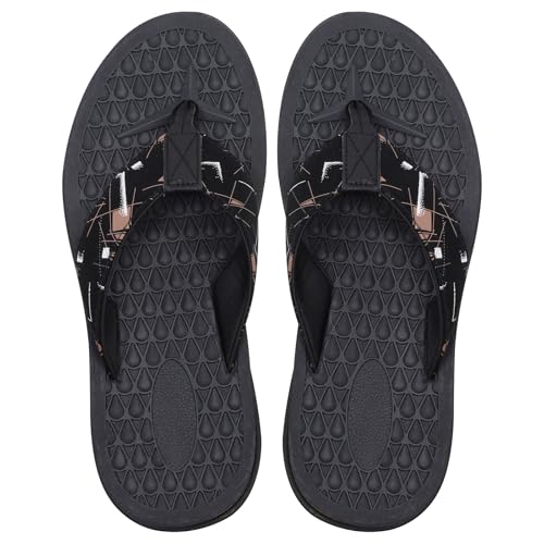 Image of MALIDA Mens Flip Flops Non-Slip Bathroom Shower Shoes Cushion foam Indoor and Outdoor Thong Sandals