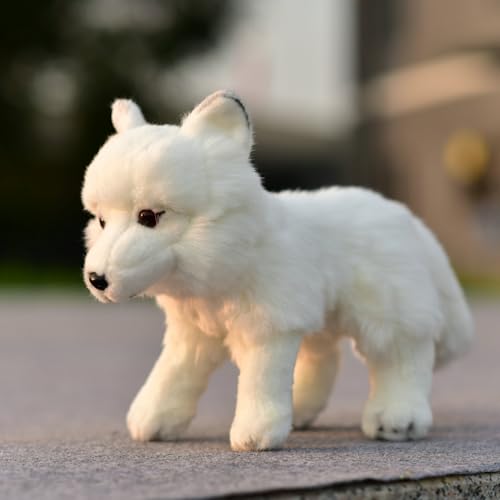 Peluche renard arctique doudou samoyède cadeau de naissance idéal - 3
