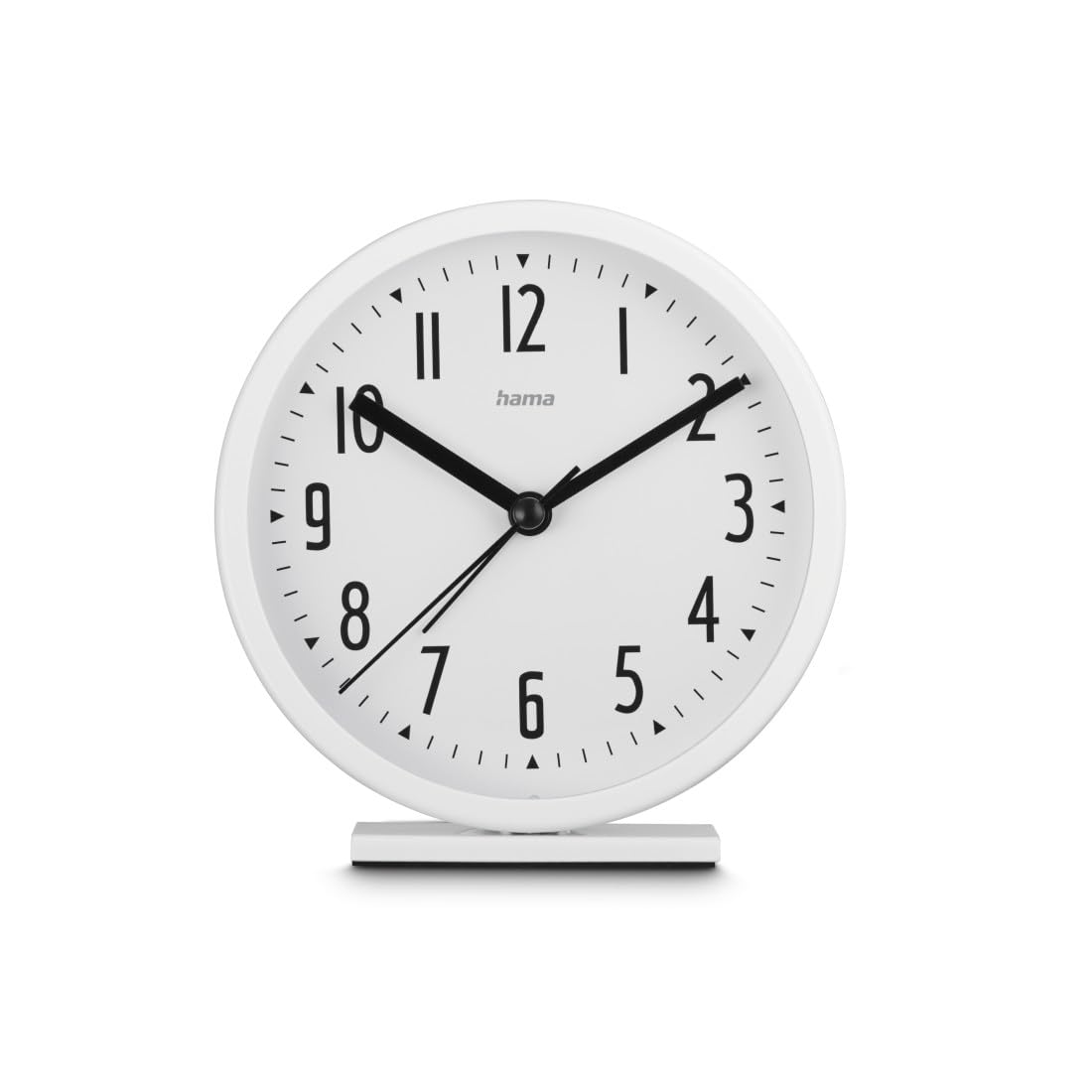 Hama Skye Alarm Clock, No Ticking, White
