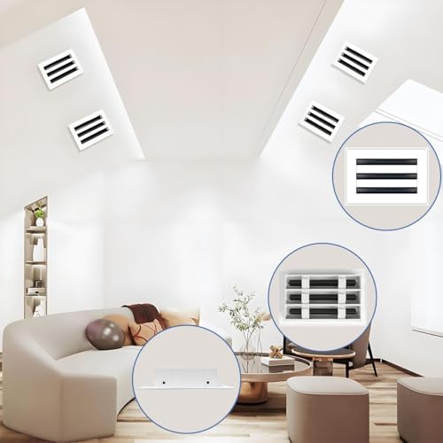 Diffuseur linéaire en aluminium avec grille décorative haute performance