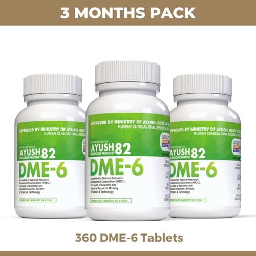 Image of Ayush 82 DME-6 | Diabetes Care Ayurvedic Medicine | Supports Healthy Blood Sugar Levels | Approved by Ministry of AYUSH | 3 Month Course, 360 Tablets