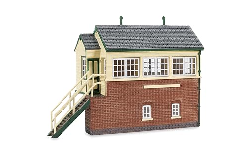 Poste d'aiguillage en brique rouge Hornby TT9021 résine