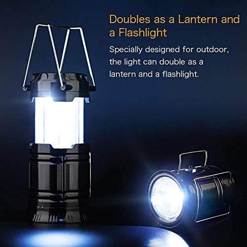 Debire Solar Emergency LED Light, USB and Mobile Charging 2 Power Sources, Power Lithium Battery, Travel Camping Lantern with Cable, Multicolored(Black/Blue/Golden) Pack of 1 3