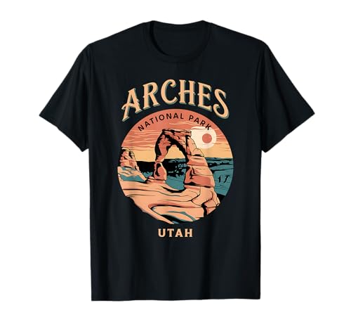 Hiking Camping Adventure Explorer Arches National Park Utah T-Shirt
