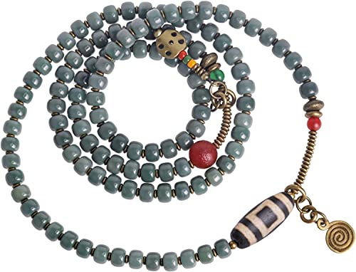 Pulsera de oración budista de 108 cuentas Bodhi para tu meditación diaria y yoga