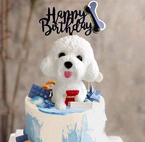 puppy cake topper