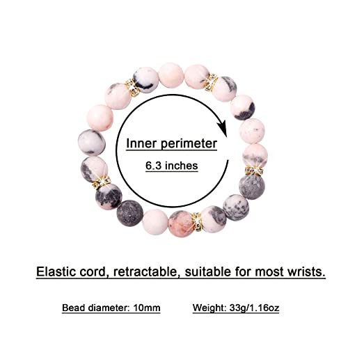 Anxiety Bracelet For Women，Pulseras Para Mujer ，Chakra Bracelets Relieve Anxiety And Stress,Gifts For Women In Their。 (Pink) #TOP7