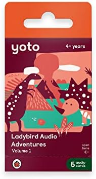 Yoto Ladybird Audio Adventures Collection: Vol. 1 – Kids 5 Audio Cards for Use with Yoto Player & Mini All-in-1 Audio Player, Screen-Free Listening with Fun Playtime, Bedtime & Travel Stories, Ages 5+