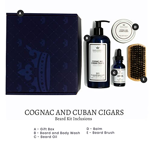 HENRI ET VICTORIA Beard Care Kit (Cognac and Cuban Cigars) - Image 4