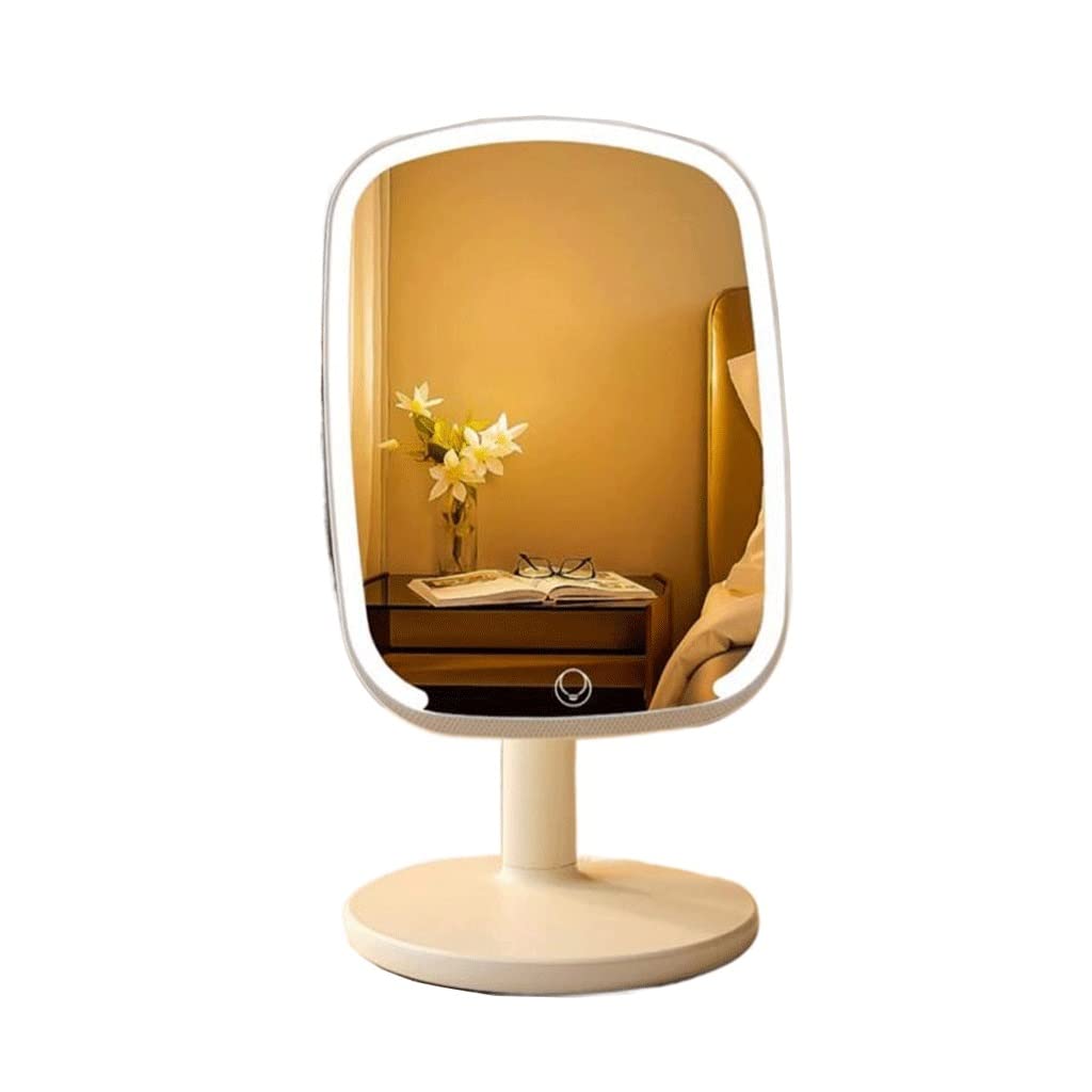 Miroir de maquillage éclairé avec lumière de remplissage réglable