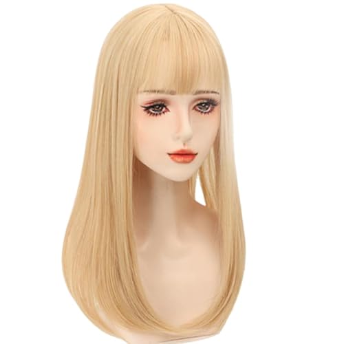 IFLY �����E�B�b�O �w�A�s�[�X �N���b�v�� �Z�~�����O �X�g���[�g �|�C���g�E�B�b�O �ς���O�� ���� ���� ���R �{�����[���A�b�v ���� �l�b�g�s�v �J���[�I�� 50cm (���邢����)