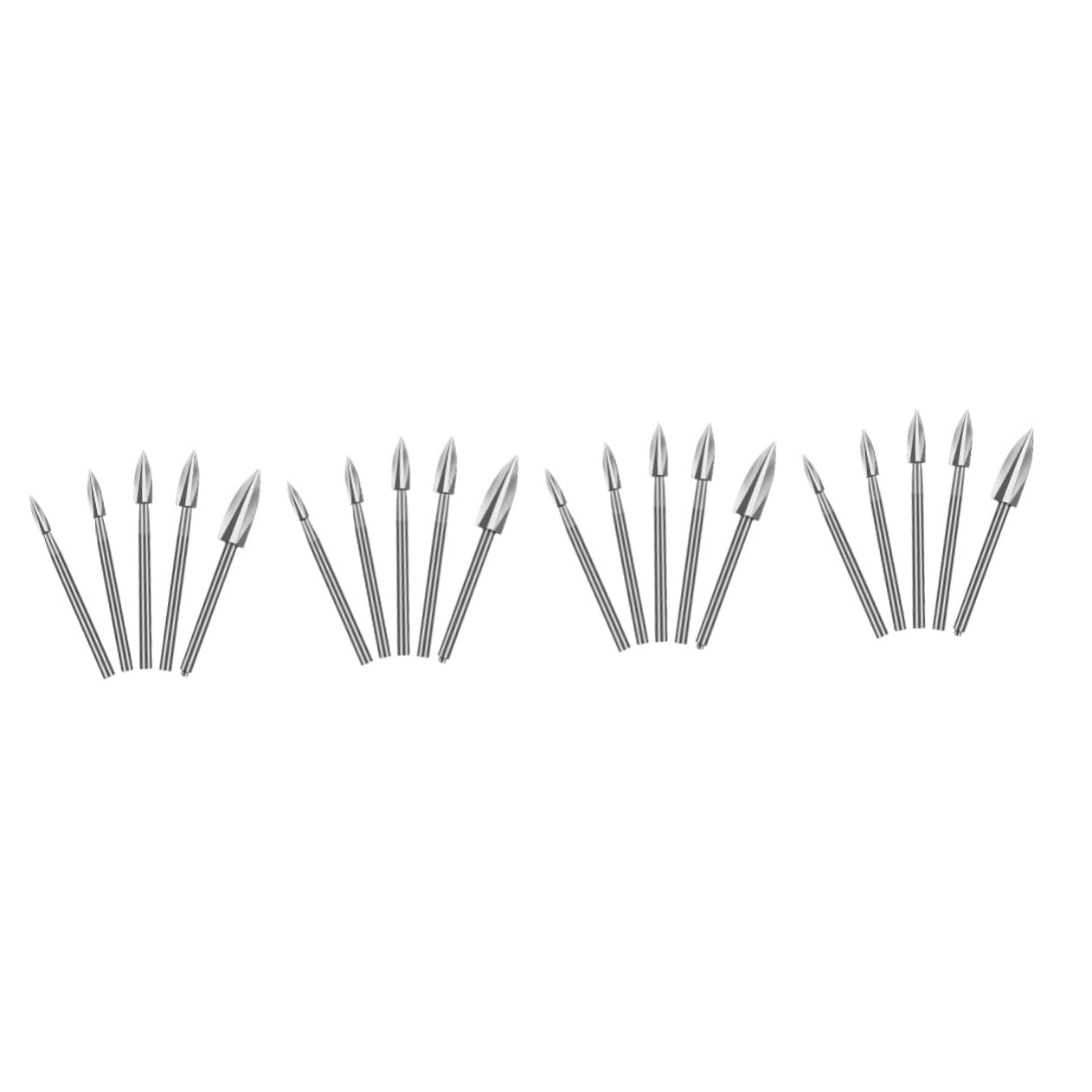 HOMSFOU 20piezas Brocas Para Madera De De Tallado y Fresado Bits De Alta Para Carpintería y Bricolaje