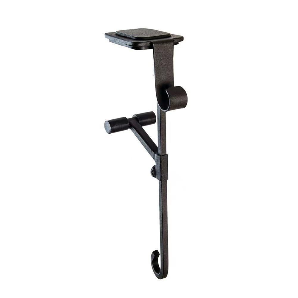 ZYWUOY Colgador de guirnalda resistente, soporte para calcetines de Navidad, gancho de mantel, diseño ajustable sin taladro, metal resistente a la corrosión para decoración de chimenea interior y