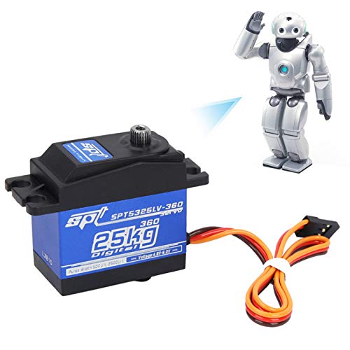QITERSTAR Continuous Rotation Digital Servo, RC Accessory Digital Servo RC Robot - Image 4