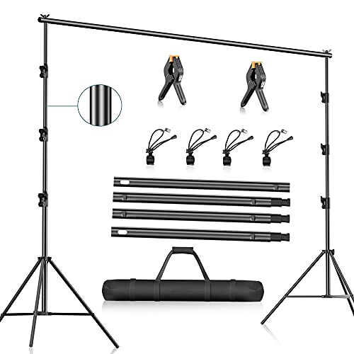 Fudesy photo video studio 10 x 10ft heavy duty adjustab…