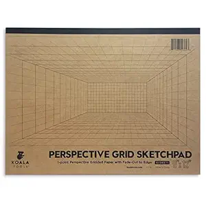 Koala Tools | Room Grid (1-Point) Large Sketch Pad | 9