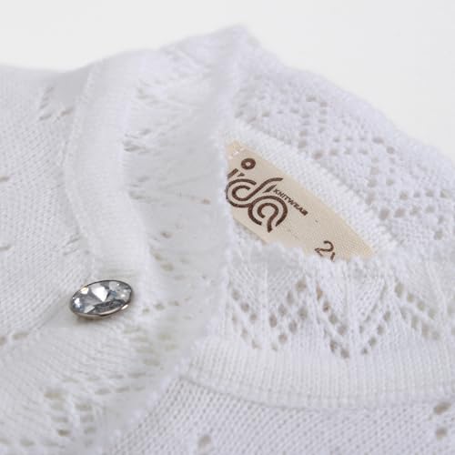 Girls’ Knit Bolero Shrug – Soft Acrylic Long Sleeve Cardigan3