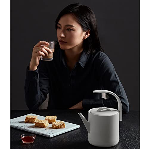 Hervidor eléctrico automático 850 ml color blanco miniatura 7