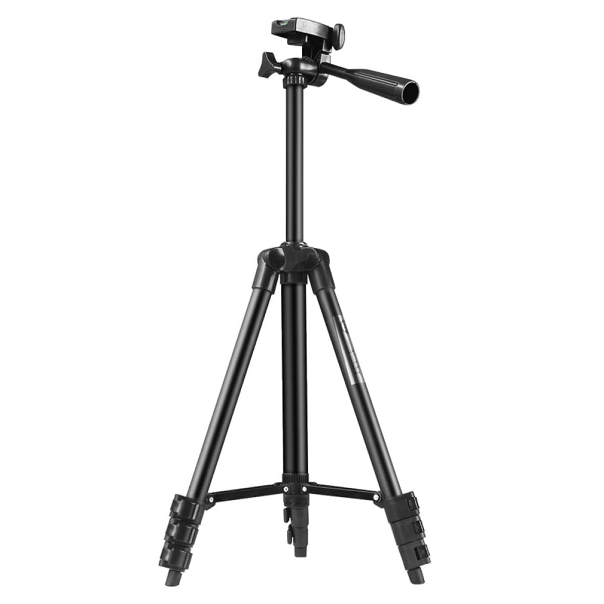 Mini Trípode para Cámara de Aluminio Negro 4 Secciones | Soporte Multifunción Práctico y Resistente Deformación Uso en Viaje y Exterior