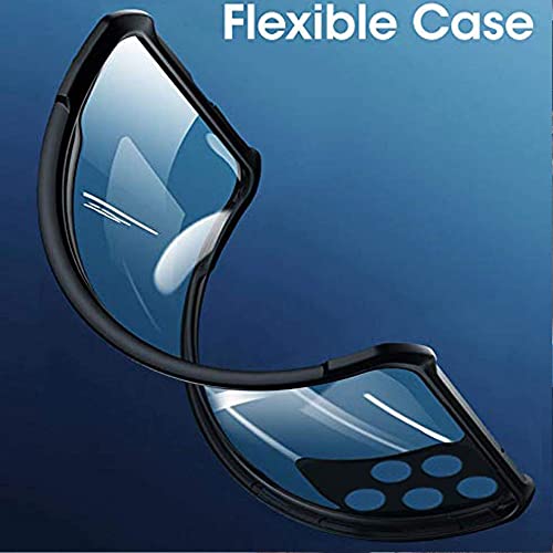 Image of TheGiftKart Shockproof Crystal Clear Back Cover Case for Samsung Galaxy A53 5G | 360 Degree Protection | Protective Design | Transparent Back Case Cover (PC & TPU, Black Bumper)