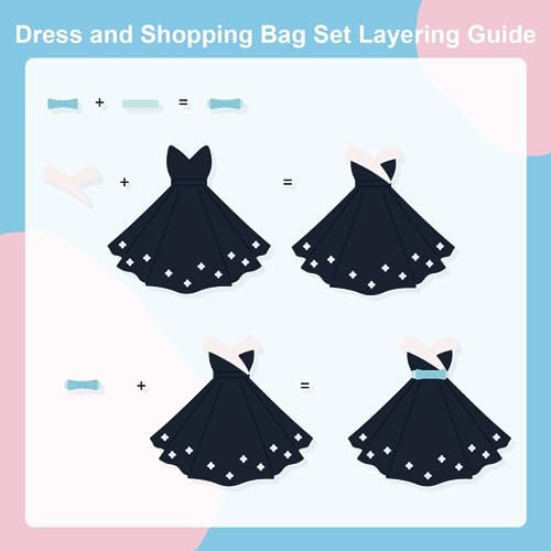GLOBLELAND Lady Dress Metal Die Cuts Fashion Bag Cutting Dies Cut Stencils for Scrapbooking Cutting Dies DIY Album Card Making Decor Craft Photo Album Decorative Embossing Paper Dies - Image 2