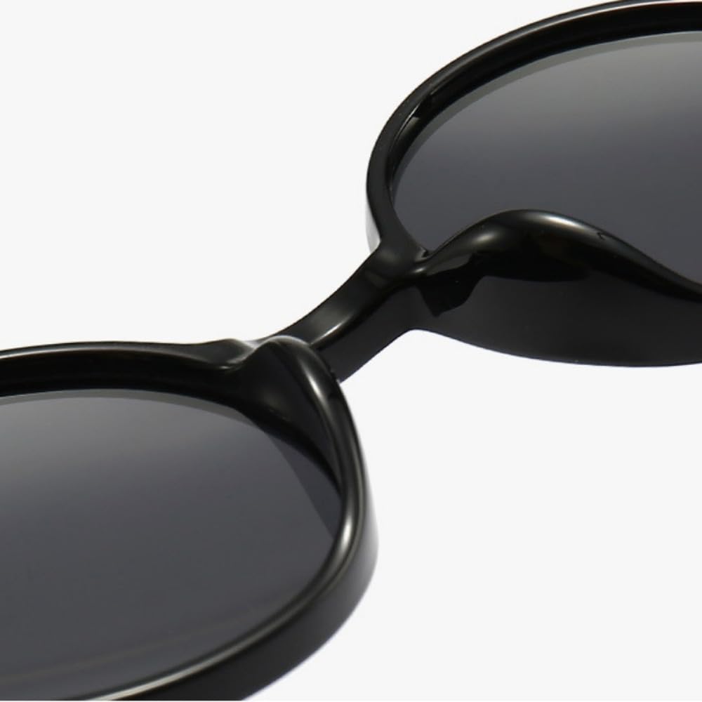 Gafas de sol redondas retro polarizadas UV400 para conducir, TR90, ultraligeras.