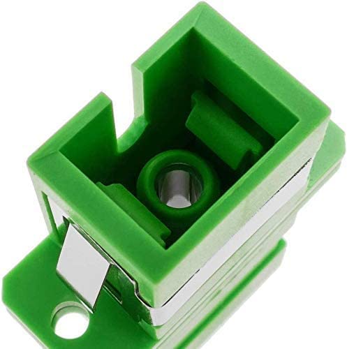 CABLEPELADO SC-APC Singlemode Simplex Glasfaserkoppler | LWL-Spleißen | SC/APC auf SC/APC Simplex | Ermöglicht Simplex Mono-Modus (MM) Kabelspleiß