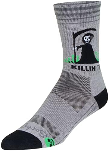SockGuy Unisex Killin' It 6-Inch Crew Socks4