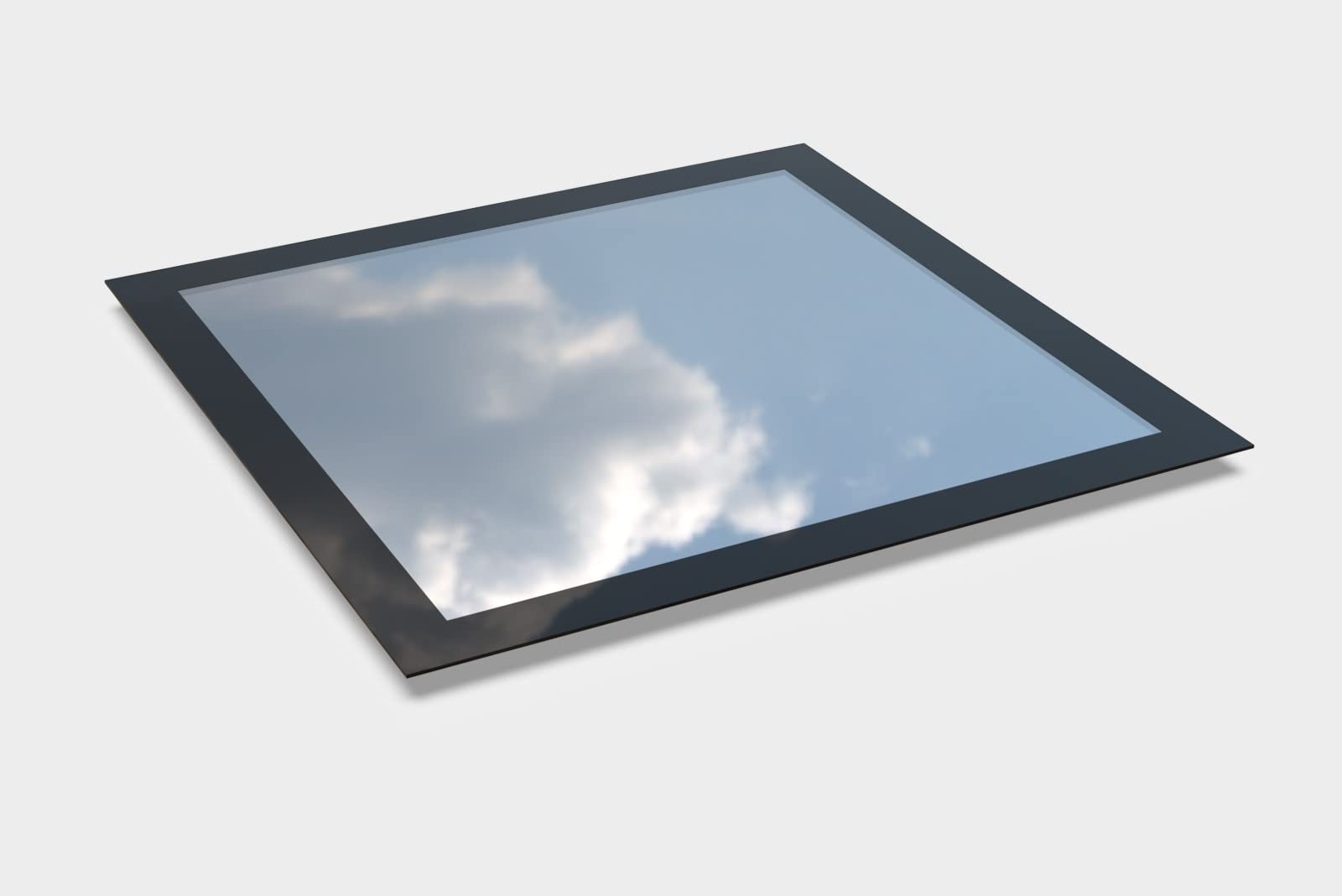 Skylight 1200 x 1200 mm Triple Glazed Rooflight Window Toughened Glass