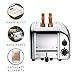 Dualit Classic 2 Slice NewGen Toaster - Stainless Steel - Hand Built in the UK - Replaceable ProHeat elements - Defrost Bread - Mechanical Timer - Polished Classic Toaster