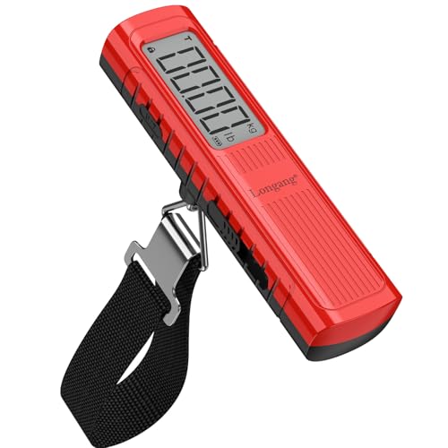 Battery-Free Handheld Luggage Scale, 110lbs/50kg Portable Digital Hanging Scale for Luggages, Suitcases, Backpacks & Bags, Easy Weighing for Travel, No Need Batteries