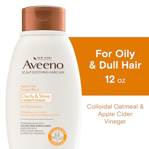 Image of Aveeno Apple Cider Vinegar Clarifying Conditioner, 12 fl oz