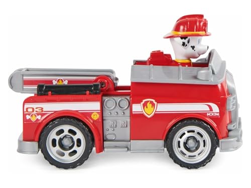 Paw Patrol – Fire Truck and Marshall Figure – 15 cm Truck with Marshall Figure – Paw Patrol Toys – 6069058 – Children's Toys 3 Years + – Gift Child 3 Years +
