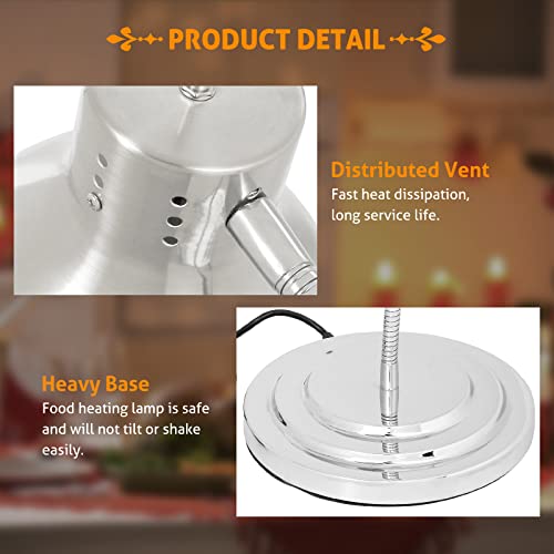 Wichemi BI00679WCM5-CN Food Heat Lamps Food Heat Preservation Lamp Commercial Food Warmer Lamp Catering Heat Lamp thumb #4