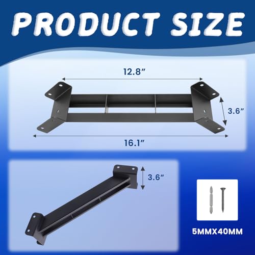 TAYORY 8 Pcs 45 Degree Angle Brackets, 4x4 Pergola Brackets Kit , for 4\'\'x4\'\' Lumber (Actual: 3.6\'\'x3.6\'\') , for Wooden Structures Such as Pergolas, Gazebos