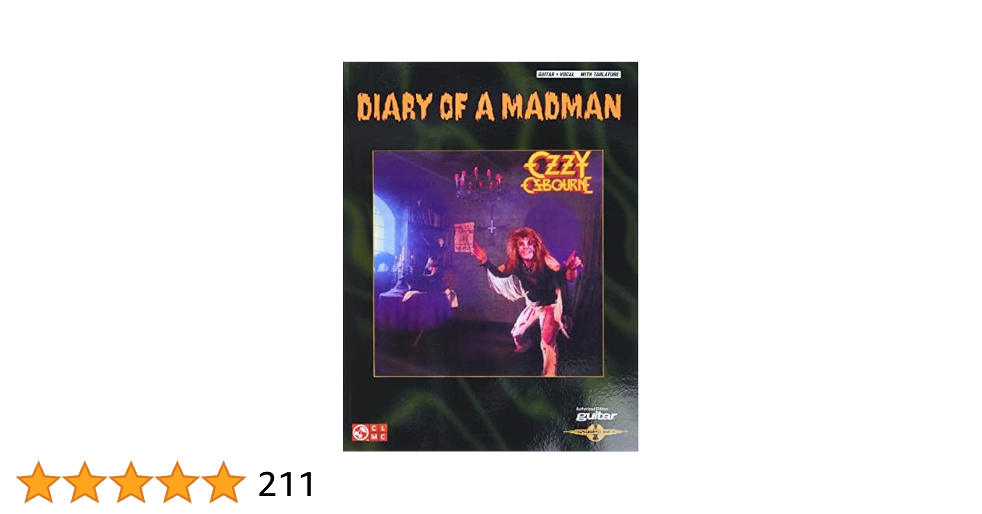 OZZY OSBOURNE DIARY OF A MADMAN バンドスコア OZZY OSBOURNE