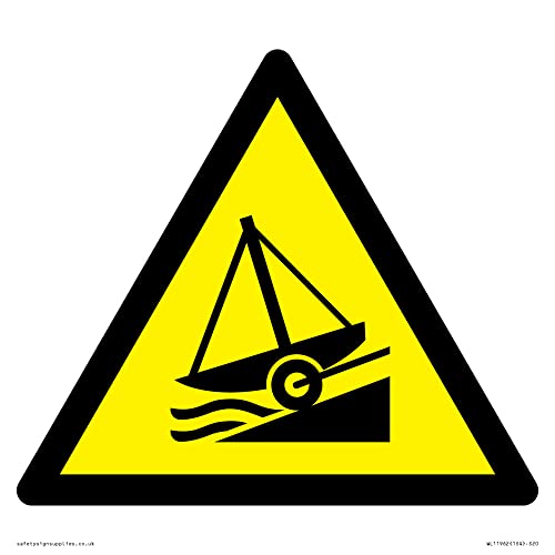 W044 Avvertenza: Cartello Slipway - 200 X 200 Mm - S20