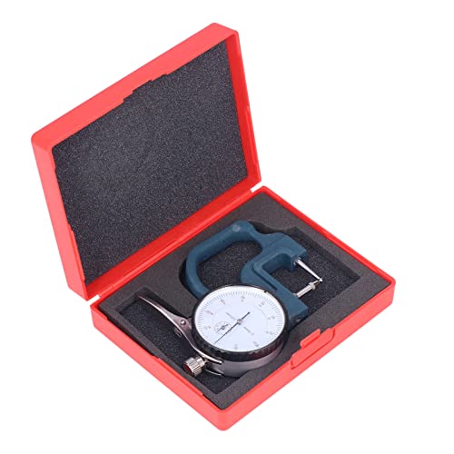 Calibrador de espesor con dial 0-10mm, herramienta de medición de rango 0 a 10mm, alta precisión - Aleación de aluminio miniatura 2