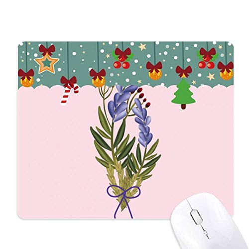 Cojín de goma de Navidad para ratón en color azul texturizado