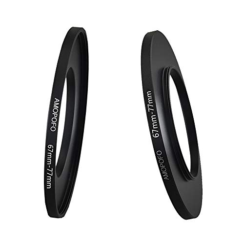 Image of 67mm to 77mm Step-Up Ring Filter adapter /67mm to 77mm Camera Filter Ring for 77mm UV,ND,CPL,Metal Step Up Ring