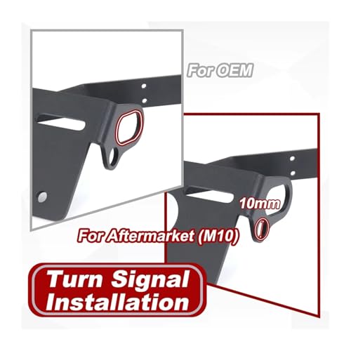 Support plaque d'immatriculation moto CBR600RR rigide anti-vibrations 13-25