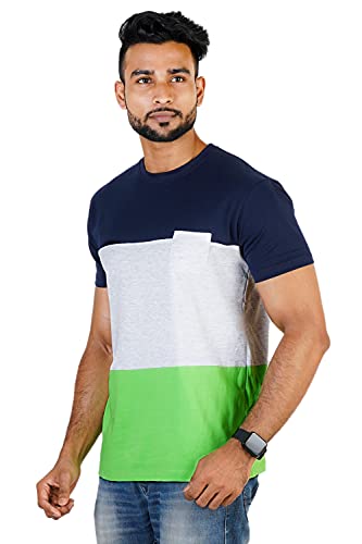 Image of Men's Cotton Graphics Printed Tshirt(Respect Beard Half-$P;)