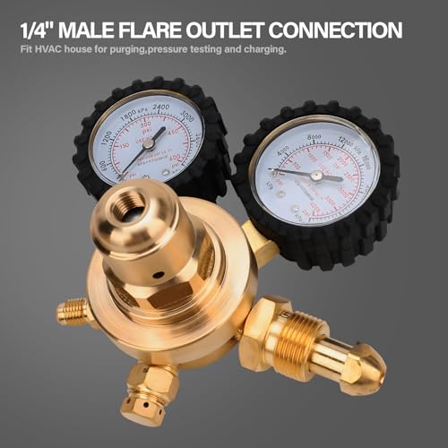 image for Tutor Auto Nitrogen Regulator with 0-400 PSI Delivery Pressure, 60