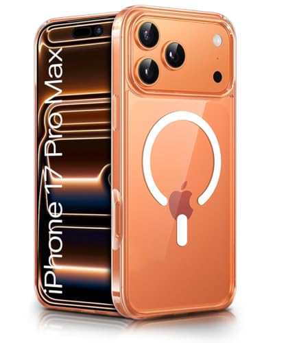WOW IMAGINE Ultra-Hybrid Back Case Cover for iPhone 17 Pro Max | Compatible with MagSafe | Drop and Camera Protection | Shock Proof Crystal Clear Mobile Back Case (PC+TPU, Transparent)