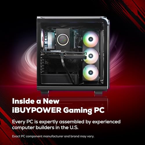 Image of iBUYPOWER Element Gaming PC Desktop Computer AMD Ryzen 5 8400F CPU, AMD Radeon RX 6500XT 4GB GPU, 16GB DDR5 5200MHz RAM, 1TB NVMe SSD, Windows 11 Home, Gamer Keyboard and Mouse - EXBA5R65XT01