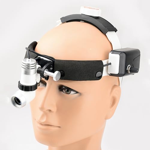 Lampe frontale chirurgicale sans fil de haute précision avec éclairage LED 3W réglable