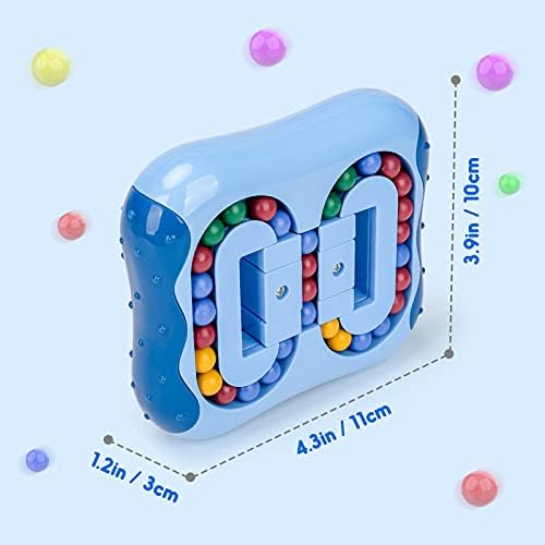 Rotating Finger Cube Creative Educational Toys for Boys and Girls, Stress Reliever IQ Puzzle Games for Kids Adults 7 41Zj3LcTEOL. AC