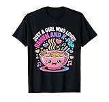 Just A Girl Who Loves Ramen and K-Pop Girl Kpop K Pop T-Shirt